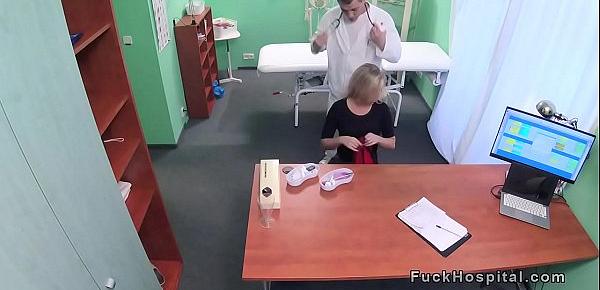  Fake doctor banging hot blonde patient
